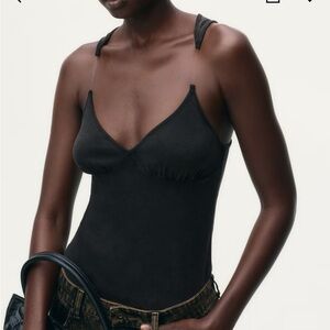 Glenn Martens H&M ribbed tank top